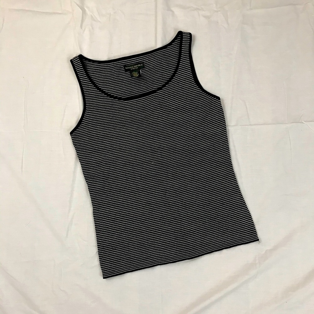 Banana Republic striped tank top